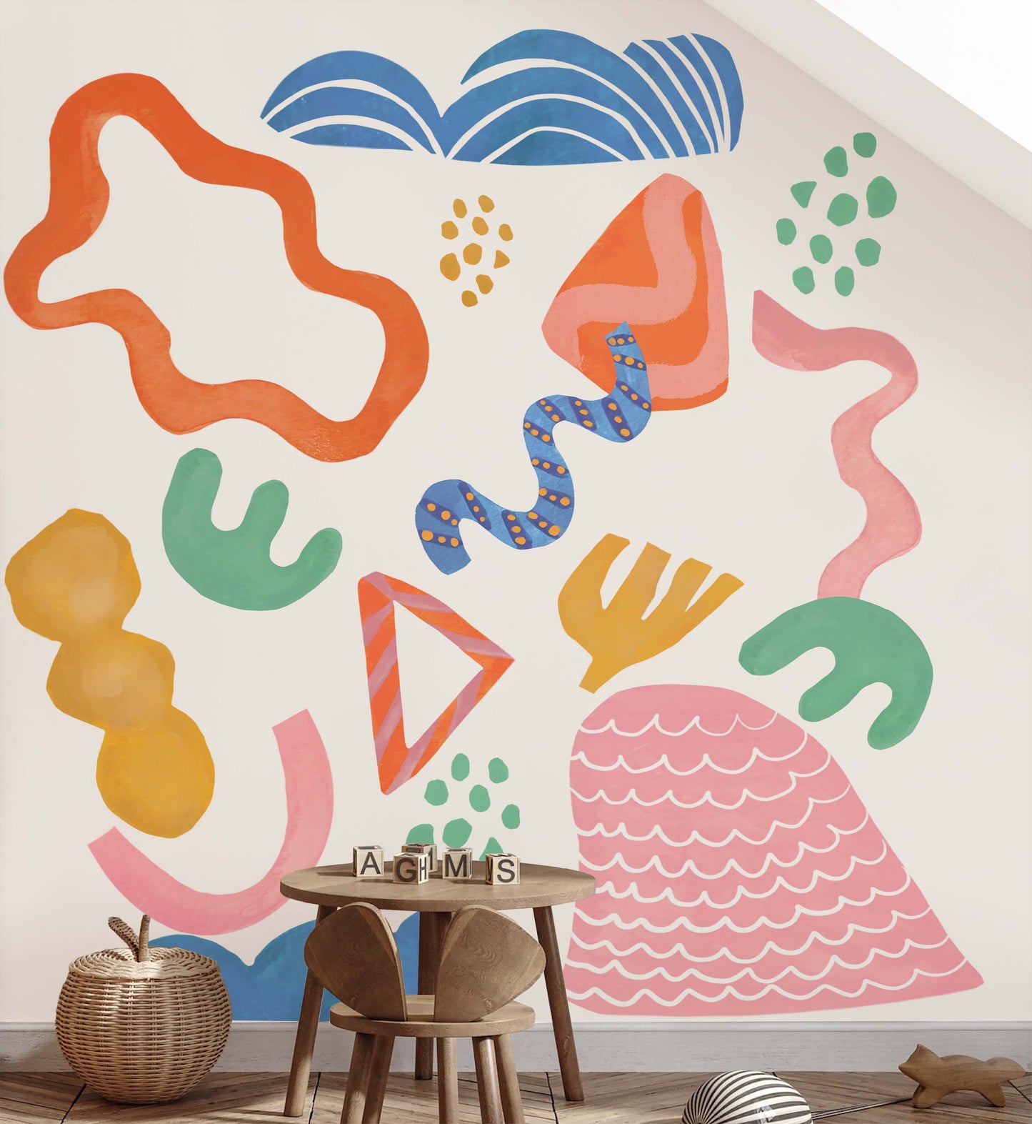 Kids Playful Expression Mural