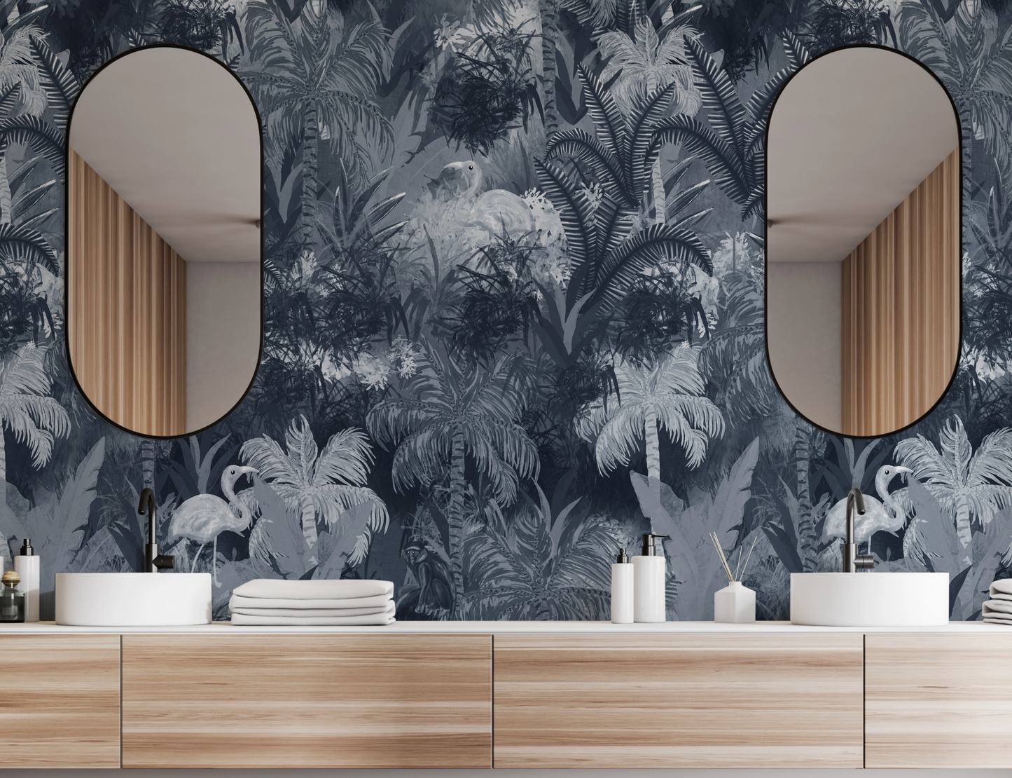 Jungle in Navy