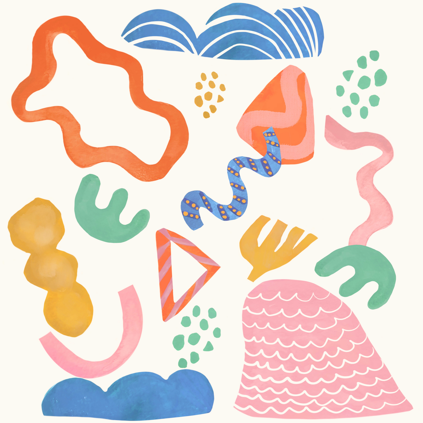 Kids Playful Expression Mural